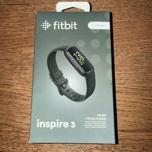 NIB Sealed fitbit Inspire 3 Fitness Tracker - Black